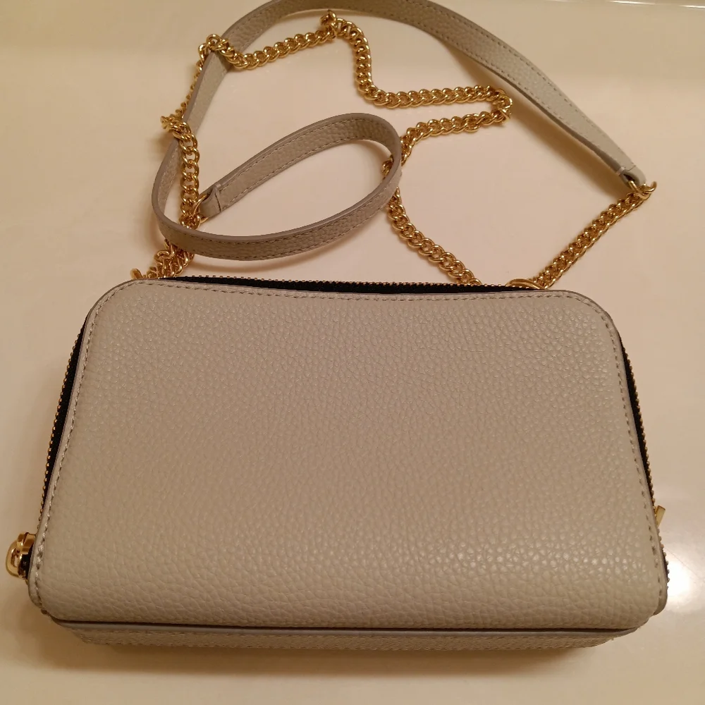 MARC JACOBS Leather Crossbody Bag In Oatmilk - Picture 6 of 13